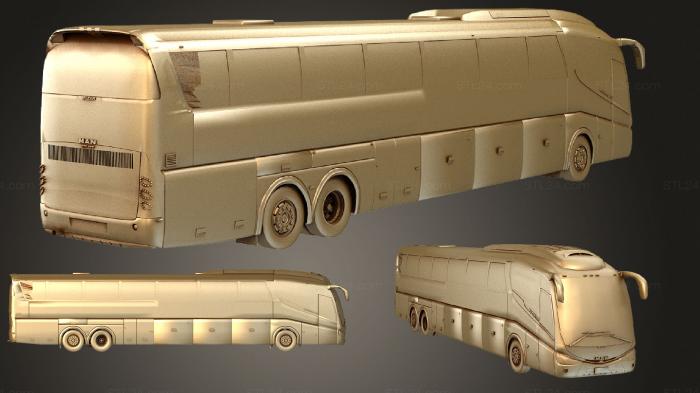 Автомобили и транспорт (Пассажирский автобус, CARS_2002) 3D модель для ЧПУ станка